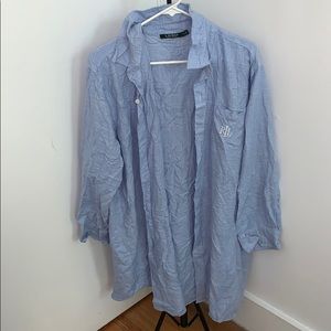 Oversized Ralph Lauren sleep shirt
